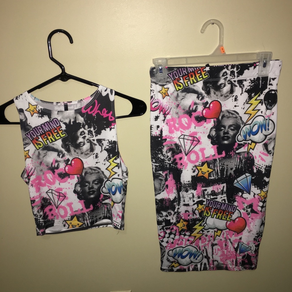 Spandex Two- Piece outfit